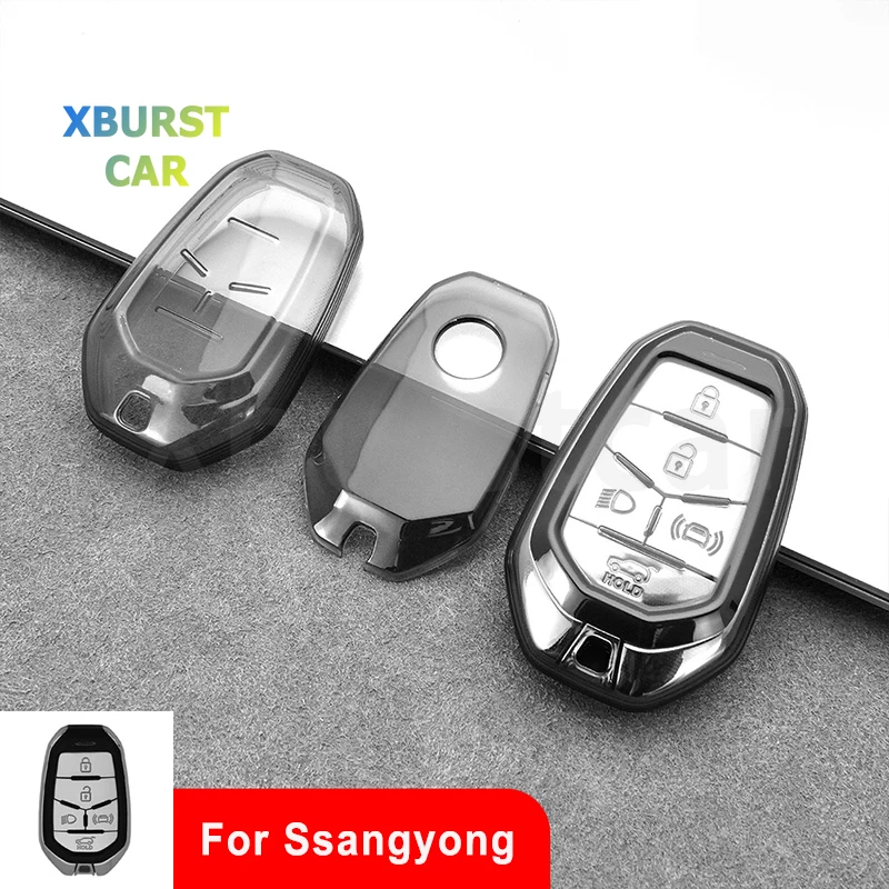 Funda TPU llave remota Ssangyong Rexton Y400 Y450 G4 2021-2022