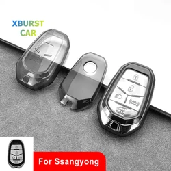 Funda TPU llave remota Ssangyong Rexton Y400 Y450 G4 2021-2022