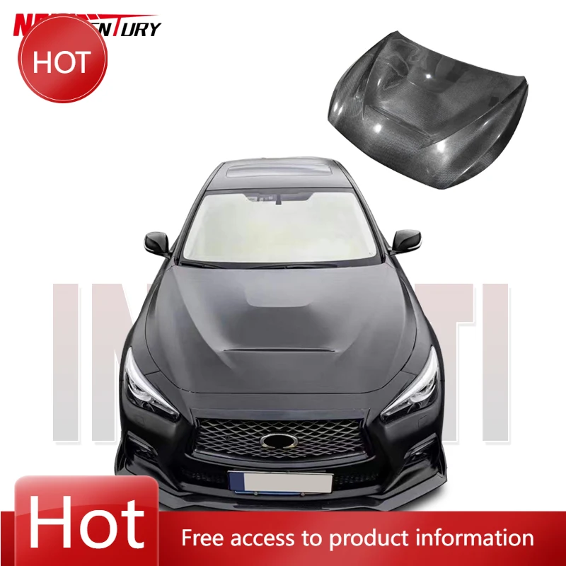 Capó ventilado carbono GTS para Infiniti Q50 2015-2018