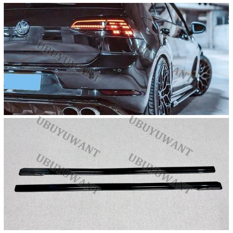 Faldas laterales ABS Racing para VW Golf 7 MK7 y 7.5 R GTi 2014-2017 - imagen 2