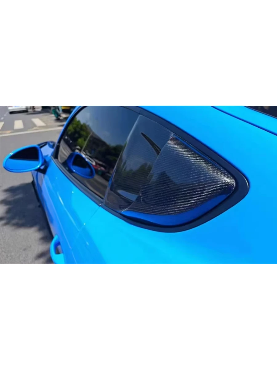 Rejilla ventana cuarto y alerón fibra de carbono Porsche Cayman 718 - imagen 3