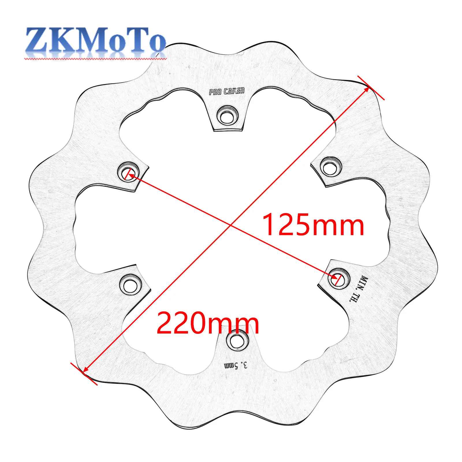 Discos de freno delantero y trasero para KTM EXC/SX 125-450 - imagen 5