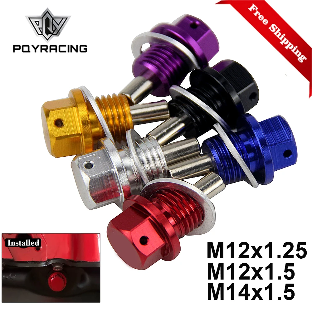 Tapón magnético de aceite PQY M12/M14 – roscas 1,25/1,5