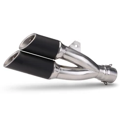 Silenciador de escape universal doble salida – CBR650R MT07 DL650