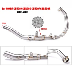 Tubo medio de escape Honda CB500F CB500X CBR500 – sin silenciador