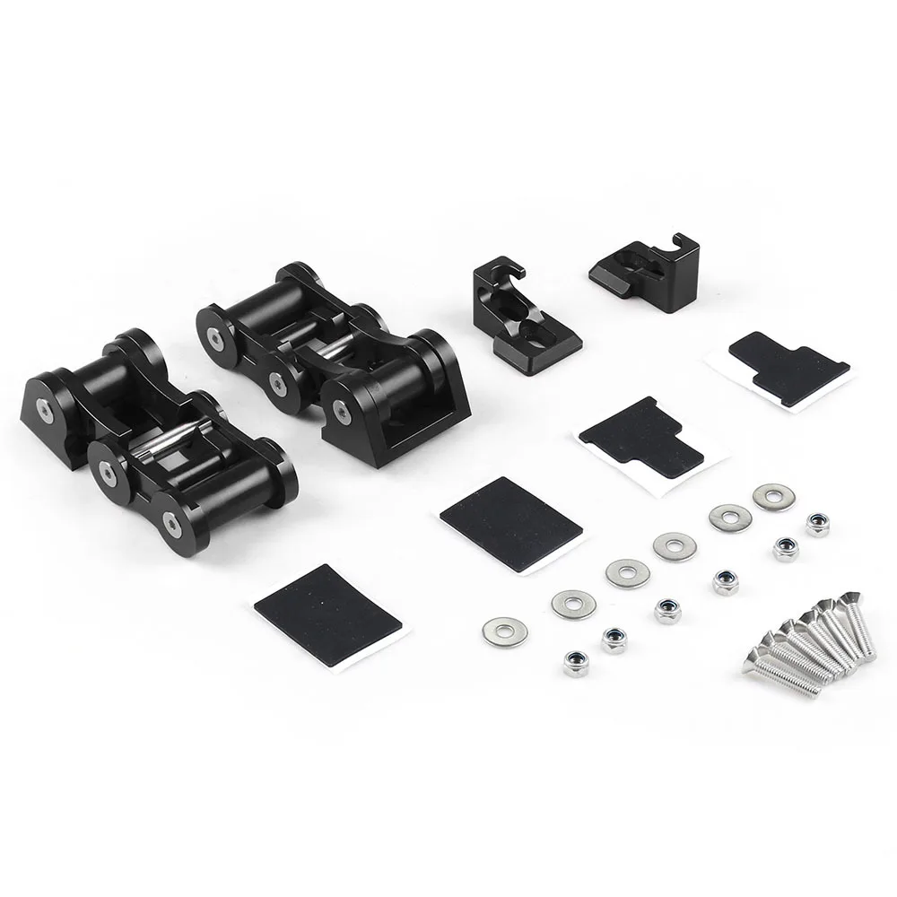 Pestillos de capó bloqueables de aluminio para Jeep Wrangler JK/JL 4xe - imagen 4