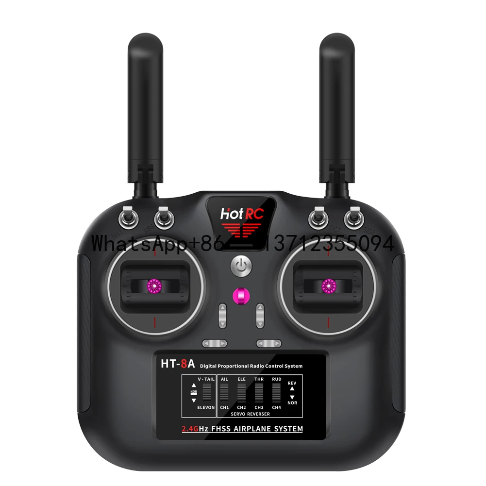 HT-8A transmisor receptor control remoto 2,4G para coche avión barco