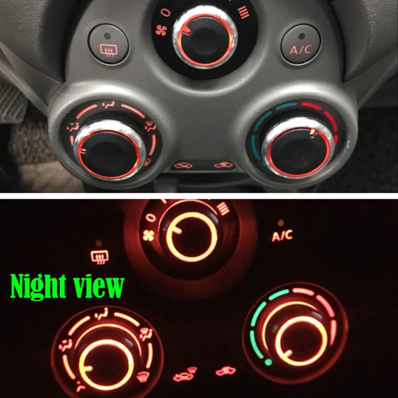 Perilla de climatizador Nissan para Cube Z12, Versa N17, Note E12 - imagen 3