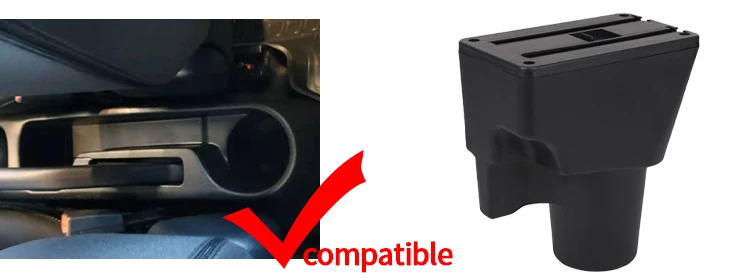 Caja de reposabrazos para la consola central del Kia Picanto
