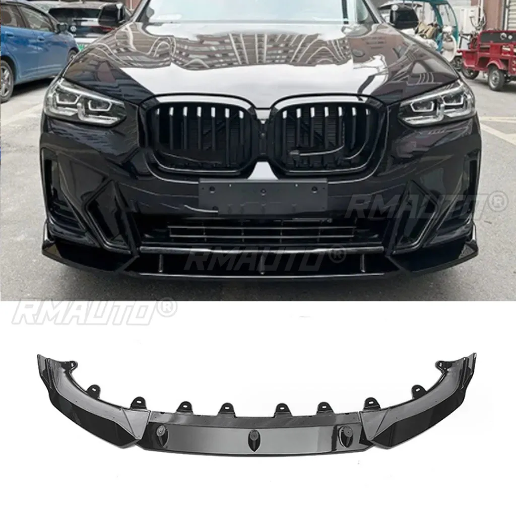 Alerón frontal BMW M Pack negro para X3 G01 X4 G02 iX3 G08