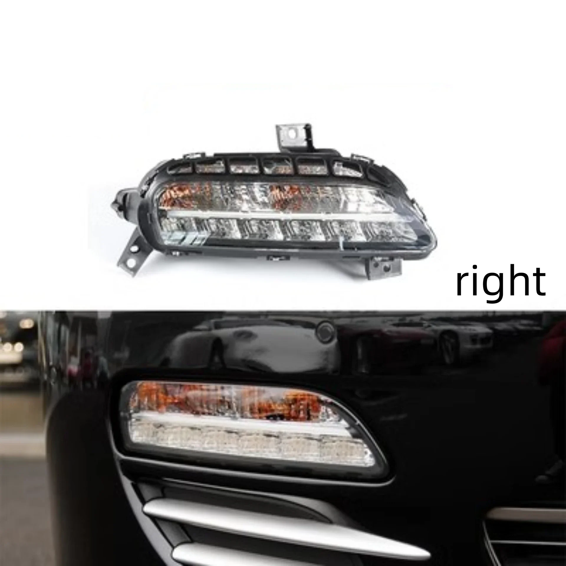 Kit DRL Porsche Panamera 2010-2013, faro luz día parachoques - imagen 3