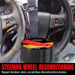 Pasta reparadora de cuero para volante y tapicería de coche