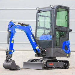 Miniexcavadora compacta diésel CE/EPA para trabajos agrícolas