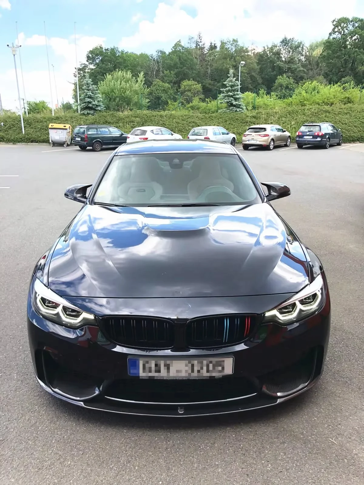 Splitter delantero MP de fibra de carbono para BMW M3/M4 F80-F83 - imagen 4