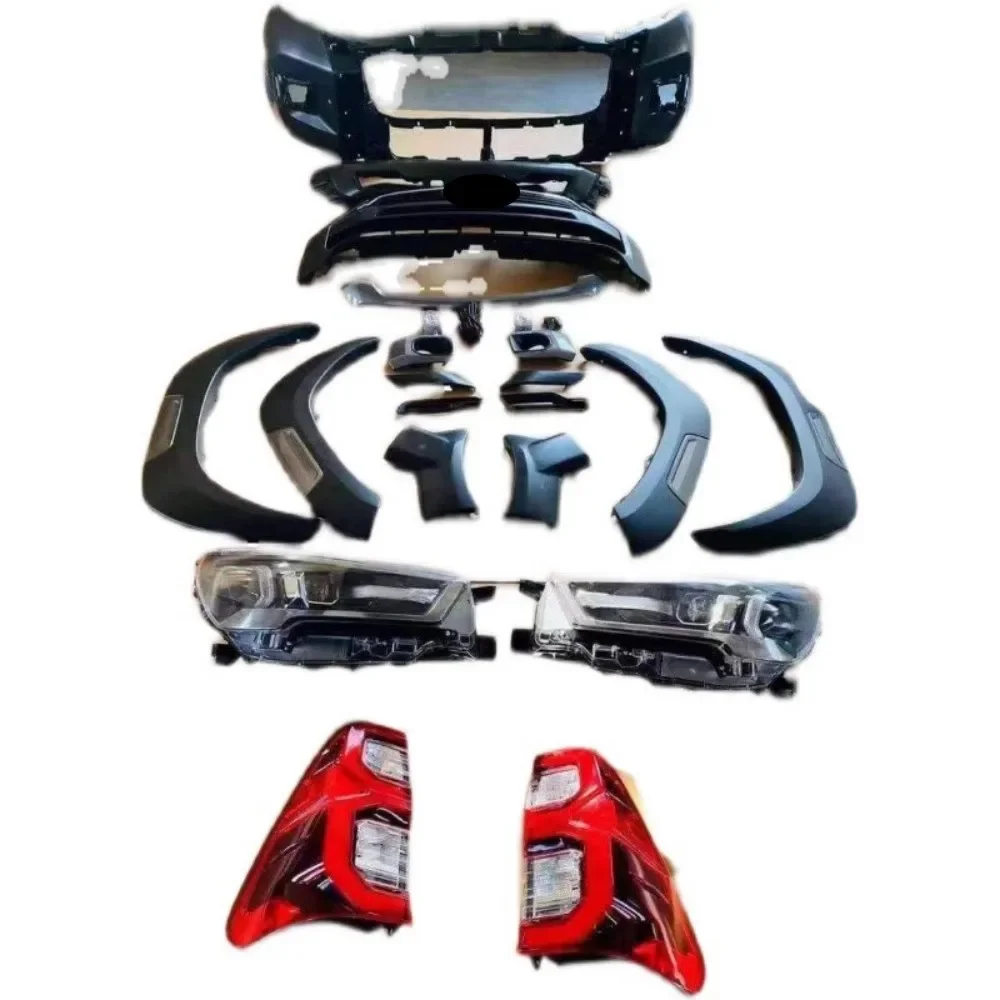 Kit de carrocería para Toyota HiLux - Máscara de rejilla, faro trasero y cejas