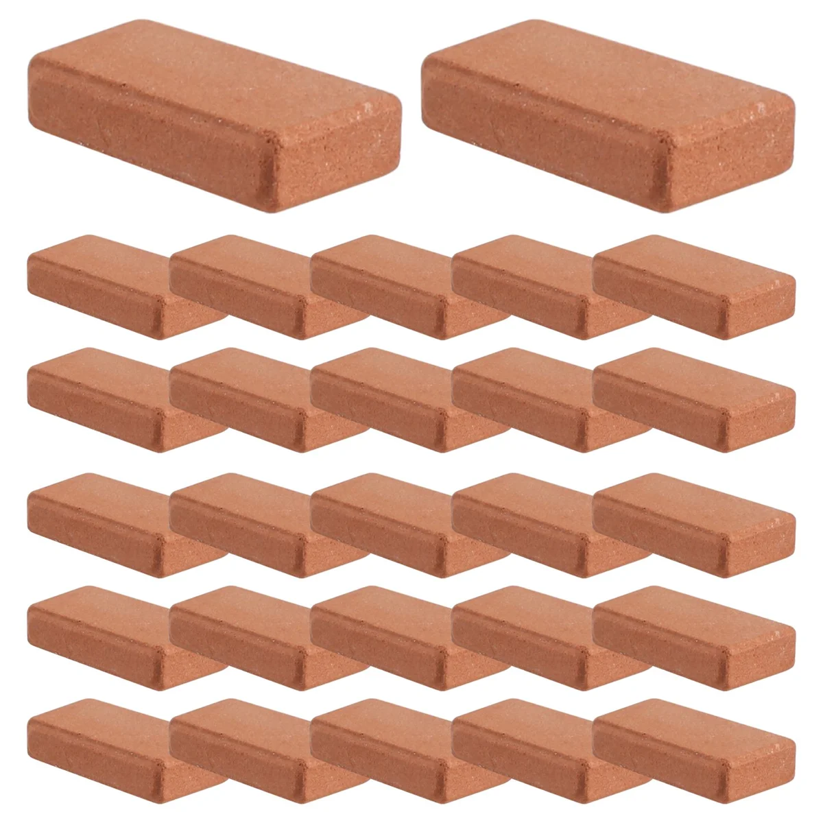 Mini ladrillos de paisajismo para jardín de casa de muñecas 1:35 - imagen 2