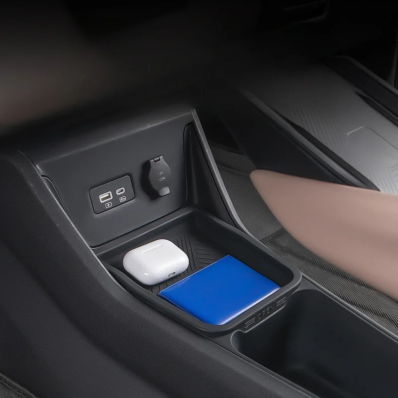 Reposabrazos caja almacenamiento BYD Seagull – silicona interior - imagen 5