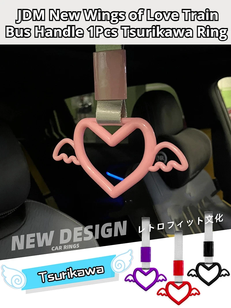 Pomo drift Tsurikawa JDM con anillo Cupido para autobús