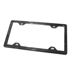 Soporte matrícula americana de fibra de carbono – 4 agujeros