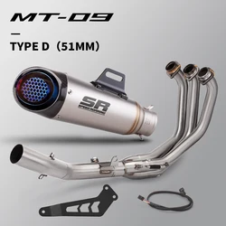 Escape slip-on Yamaha MT-09 Tracer XSR900 51mm 2020-2023