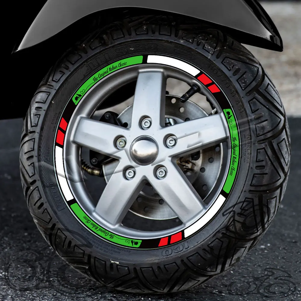 Pegatina impermeable para llanta de moto Vespa Primavera, Sprint y GTS - imagen 3
