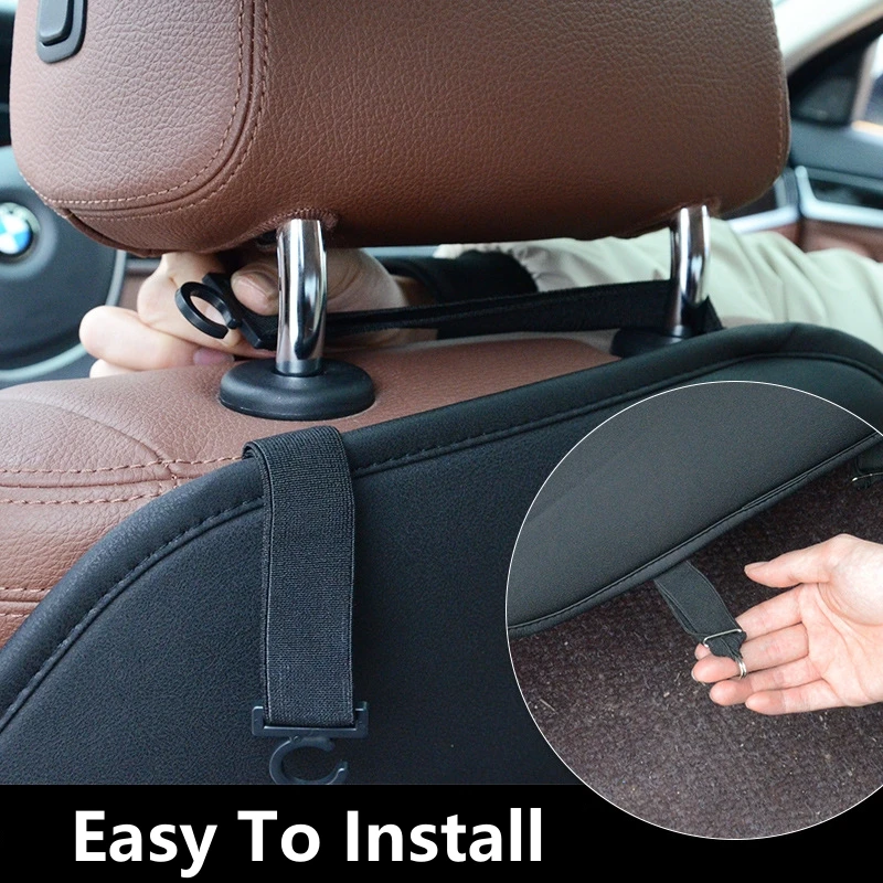 Protector acolchado de respaldo con organizadores - Asiento coche universal - imagen 4