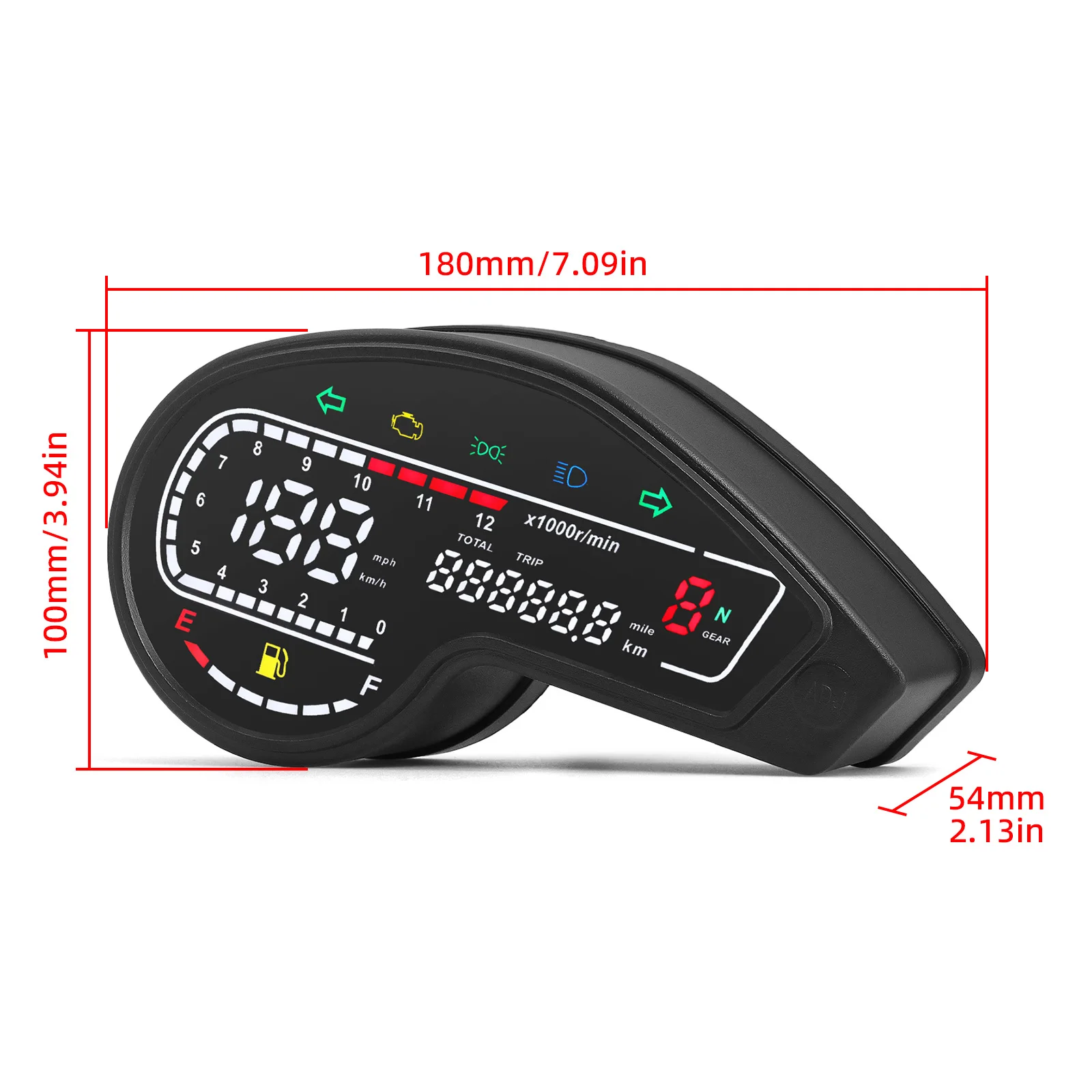 Velocímetro digital LCD para Honda Bros NXR150/NXR125 (2003-2014) - imagen 5