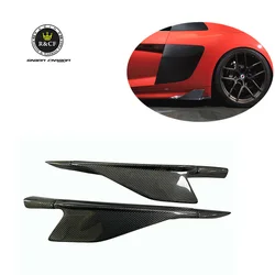 Para Audi R8 V10 Gen 2 2017-19 faldones laterales traseros de fibra de carbono Winglets