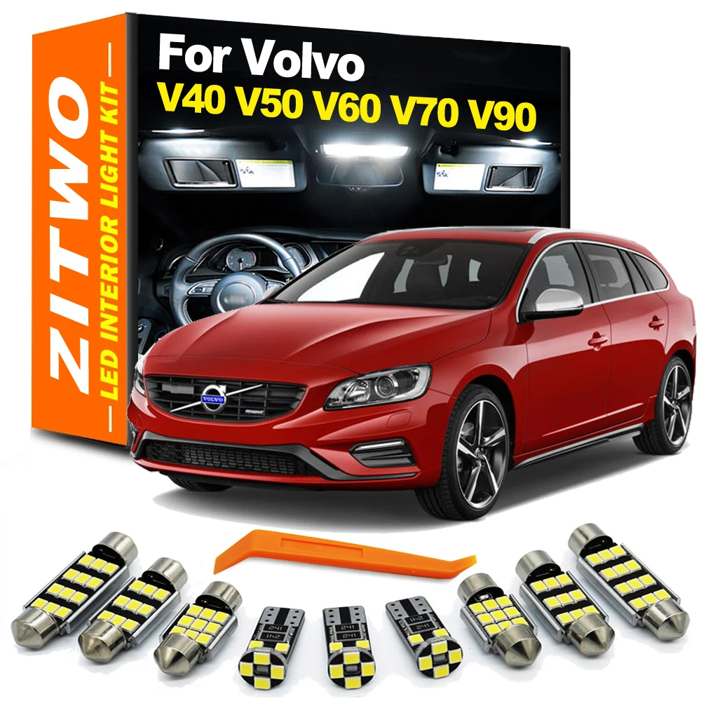 Kit bombillas LED Canbus ZITWO interior Volvo V40 V50 V60 V70 V90