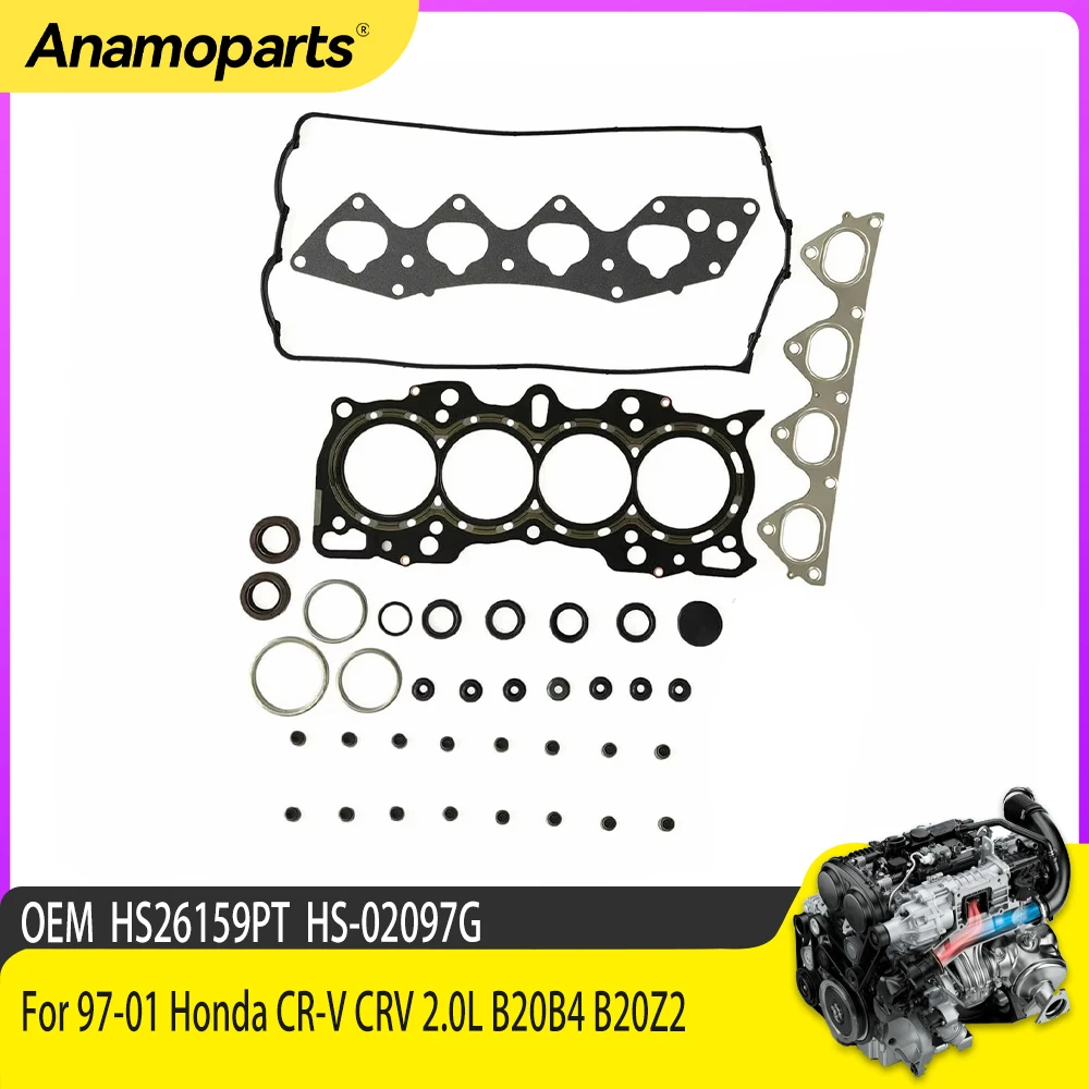 Kit de juntas de motor Honda CR-V 2.0 B20B4/B20Z2 1997-2001