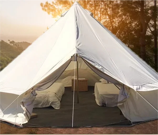Yurta mongol glamping lona Oxford resistente 4-6m