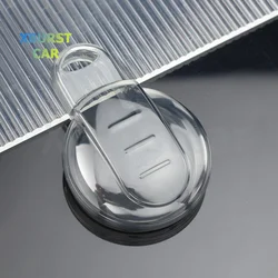 Funda de TPU transparente para llave, carcasa protectora para BMW MINI COOPER S ONE JCW F54 F55 F56 F57 F60 CLUBMAN COUNTRYMAN