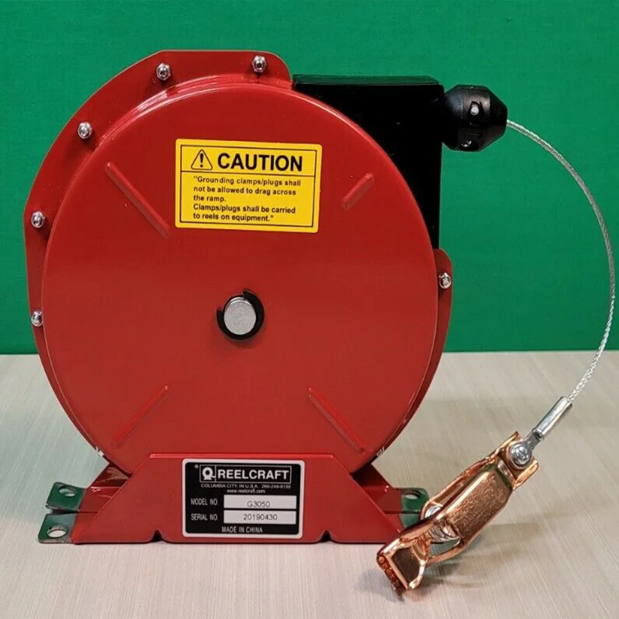 G3050 Carrete de toma a tierra retractil de metal - 15 m, 7x7 mm - imagen 3