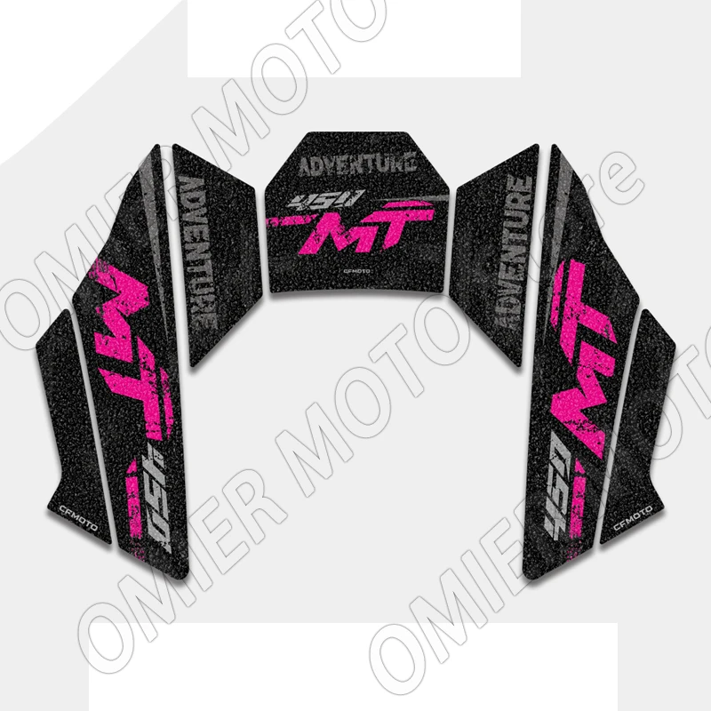 Protector de almohadilla de depósito para motocicleta 3M, pegatina esmerilada, calcomanías, accesorios para CFMOTO CF MOTO 450MT 450 MT - imagen 3