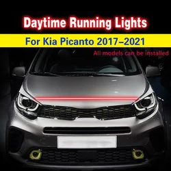 Luz diurna LED para Kia Picanto 2017-2021 en paragolpes delanteros