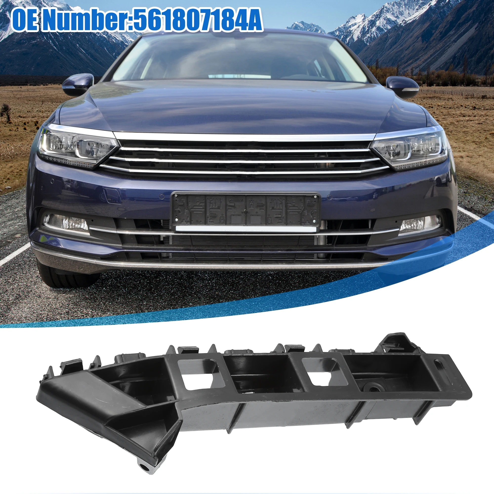 561807184A Soporte paragolpes derecho VW Passat 2012-2015