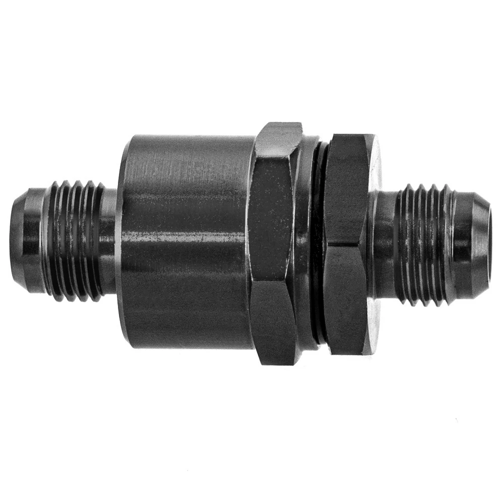 Válvula retención AN6 combustible aluminio anodizado – negro azul rojo - imagen 4