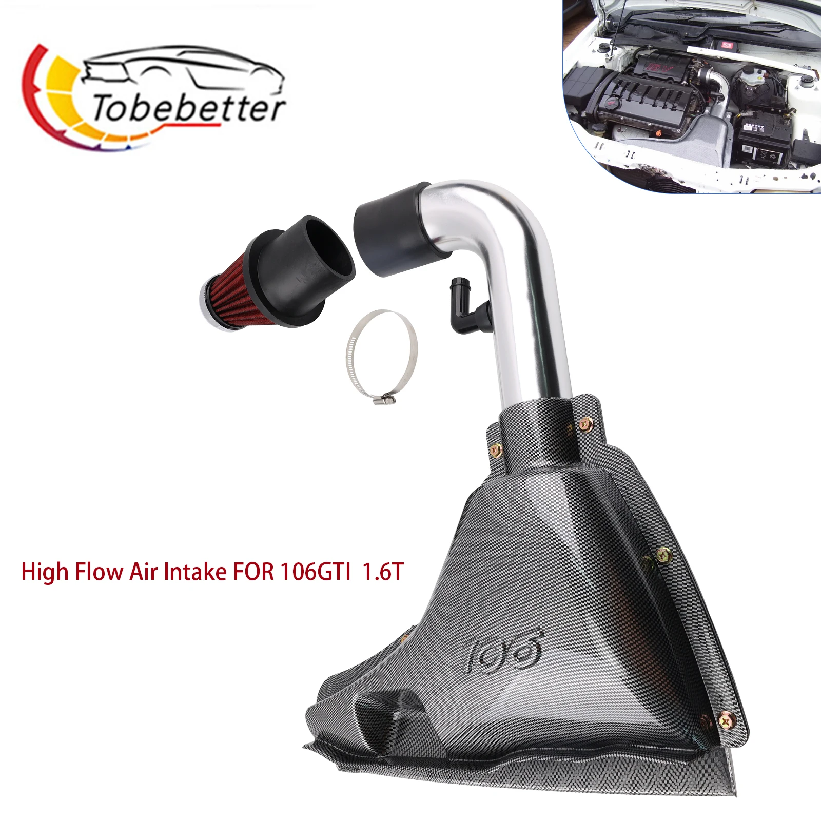 Kit de admisión deportiva Peugeot 106 S16 VTS 16V