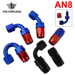 Manguera flexible combustible PQY-AN8 aluminio 45-90-180º