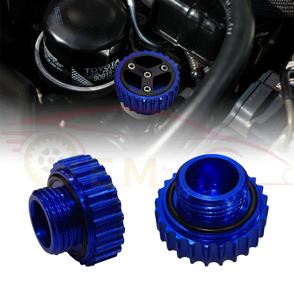 Tapa de llenado de aceite de aluminio Toyota/Lexus/Scion (roscada) - imagen 3