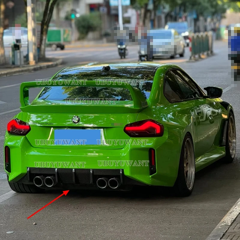 Difusor trasero de fibra de carbono para BMW M2 G87 - imagen 3
