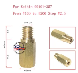 Chiclés principales M5 Keihin 99101-357 para carburadores PWK/FCR