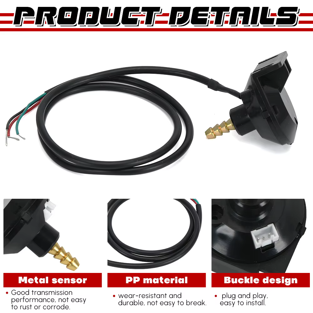 Sensor Boost Turbo Presión Vacío para Manómetro Automoción - imagen 3