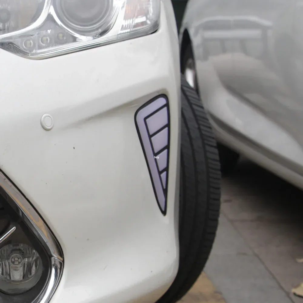 Conjunto de luces de coche para Toyota Camry 7th 2015-2017, actualización de parachoques delantero, luz LED de circulación diurna dinámica, accesorios de herramientas - imagen 5