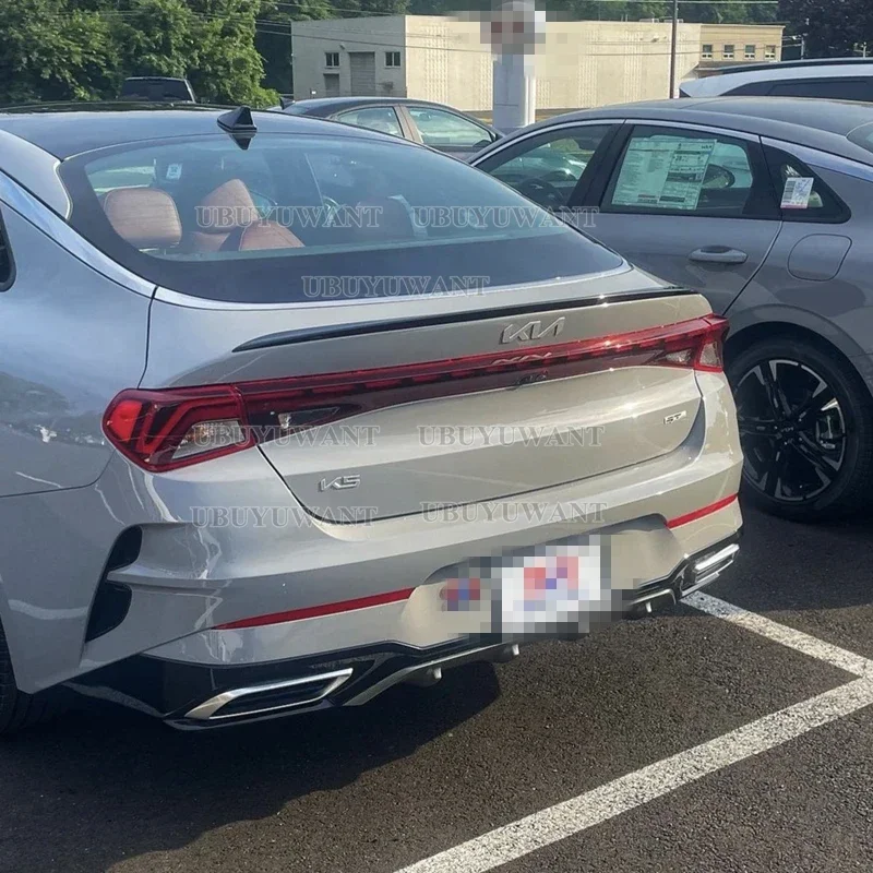 UbuyUwantFor Kia Optima K5 GT 2020 2021+ alerón ABS plástico brillante negro maletero trasero labio decoración de ala trasera de coche - imagen 4
