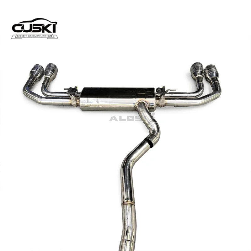 Silenciador de escape en acero inoxidable para Audi Q8 3.0T 2018-2023 - imagen 5