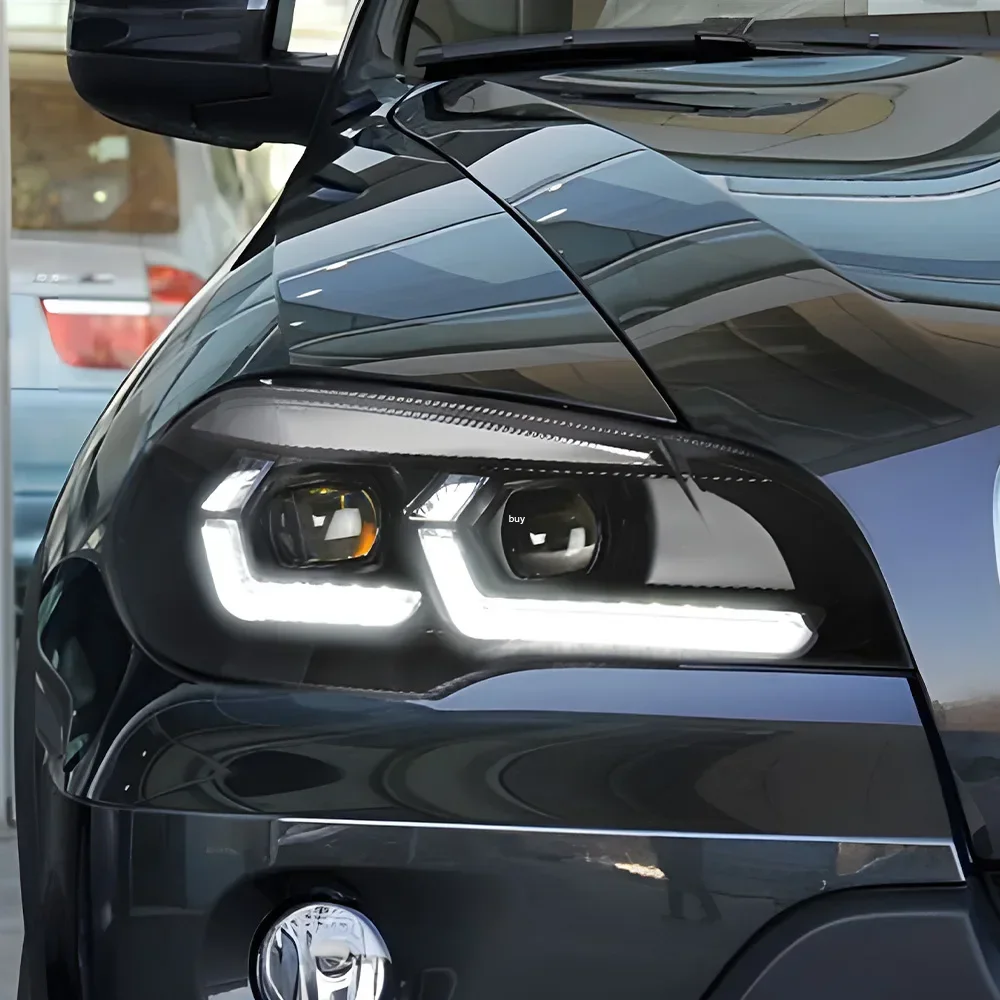 Faros LED con luz diurna para BMW X5 E70 (2007-2013)