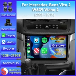 Radio multimedia Android con CarPlay – Mercedes-Benz Vito W639/Viano 2003-2015
