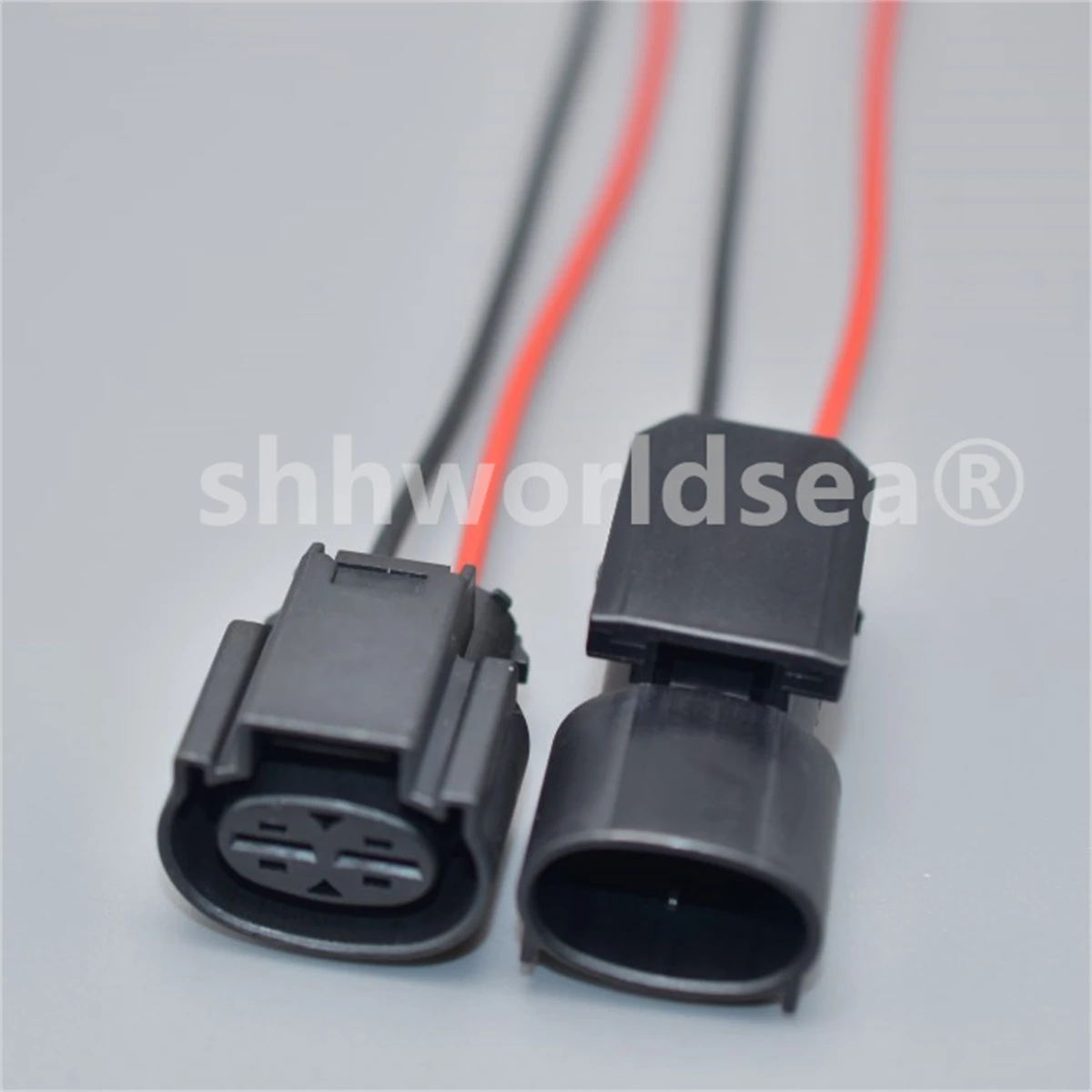 Shhworldsea conector eléctrico doble pin hembra-macho - imagen 3