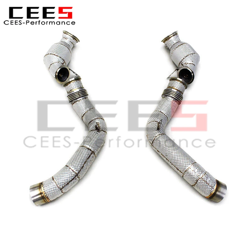 Downpipe Cees alto flujo con catalizador – BMW M5 F90 4.4 V8
